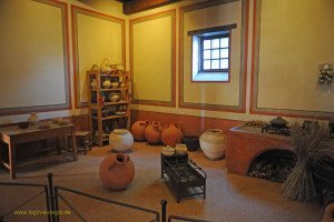 Xanten - Archäologischer Park - Küche in der römischen Herberge